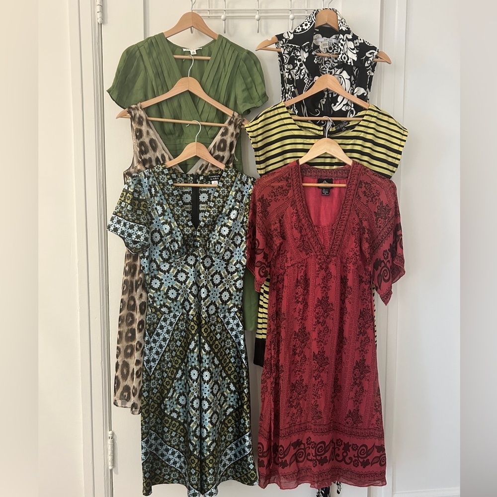 Y2K Dress Bundle – Lot of 6 | Size S/M (4–6) | Excellent Condition | Some NWT